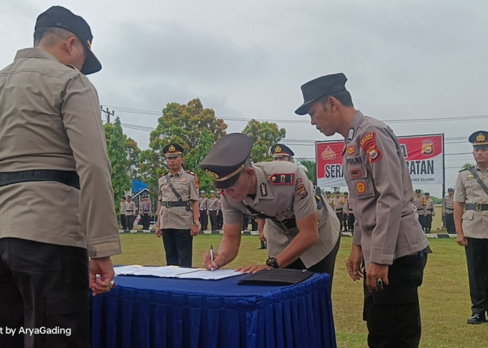 Kasat Intel dan Kasi Humas Polres Seluma Pindah Tugas