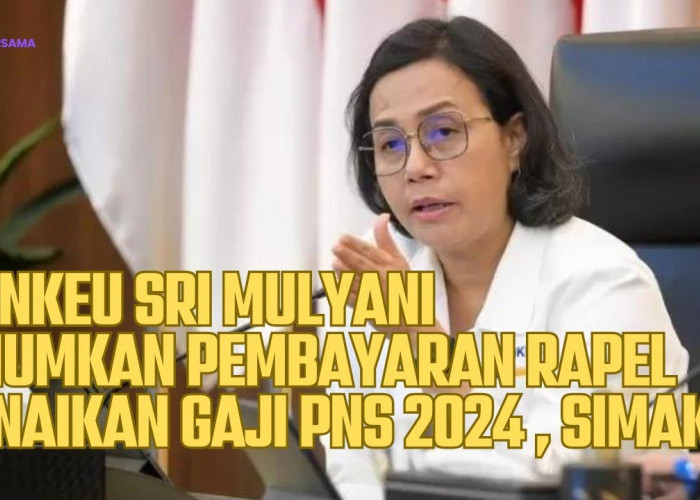 Kenaikan Gaji PNS Naik 2024 Dibayar Rapel Februari? Ini Kata Sri Mulyani