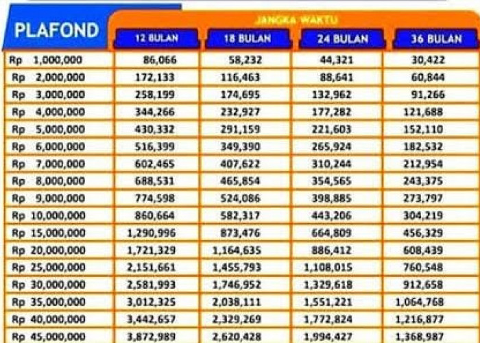 KUR BRI 2024, Pinjaman Rp40 Juta Pilihan Tenor 12-60 Bulan, Cek Simulasi Cicilan KUR BRI 2024