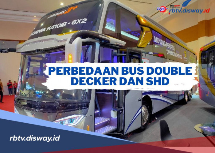 Mirip Susah untuk Dibedakan! Berikut Perbedaan Bus Double Decker dan Shd