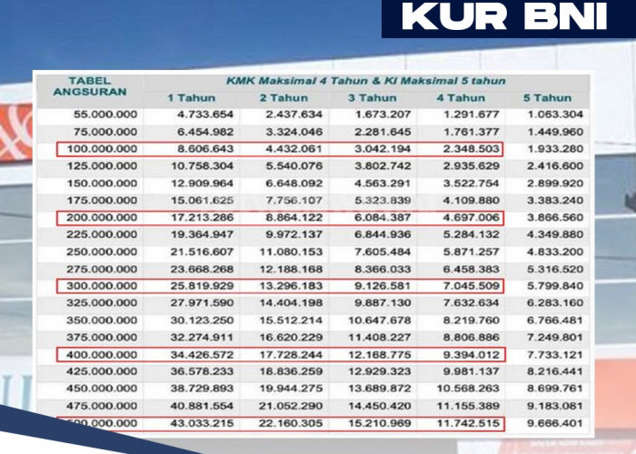 Tips Lolos Survei KUR BNI 2024, Siapkan Persyaratan Ini agar Pengajuan Disetujui, Berikut Tabel Angsuran Rp50 