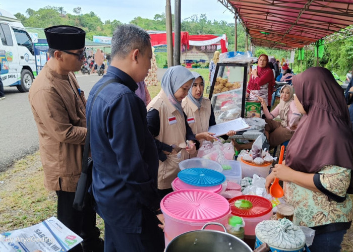 Sidak BPOM, Takjil di Pusat Kuliner Kota Tais Aman Dikonsumsi