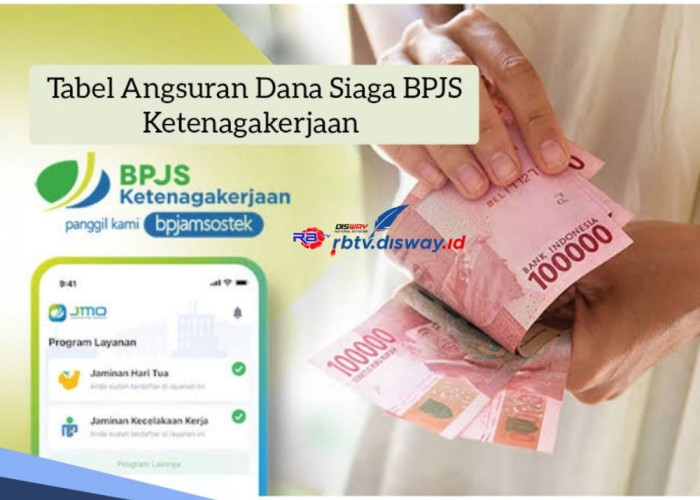 Tabel Angsuran Dana Siaga BPJS Ketenagakerjaan, Siapkan Syarat Ini Bisa Cair Sampai Rp 25 Juta