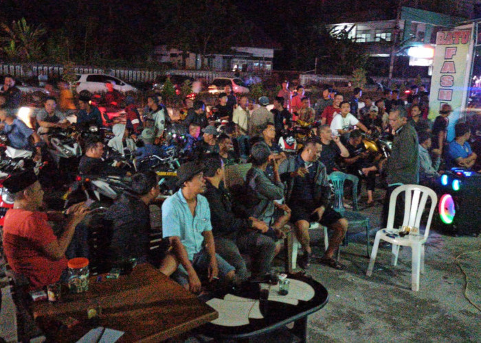 Nobar Piala Dunia, Warga Bengkulu Selatan Padati Kawasan Sudirman 