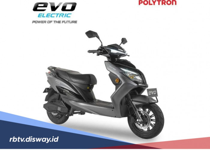 Design futuristik Motor Listrik Polytron Evo Berserta Spesifikasi dan Simulasi Kredit Per Bulannya