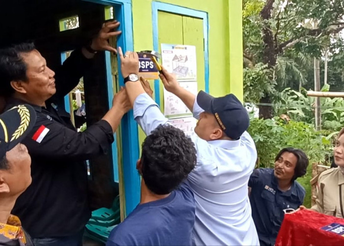 Tim Kementerian PUPR Monitoring dan Evaluasi BSPS-PKE di Desa Hargo Binangun Kecamatan Ulu Talo