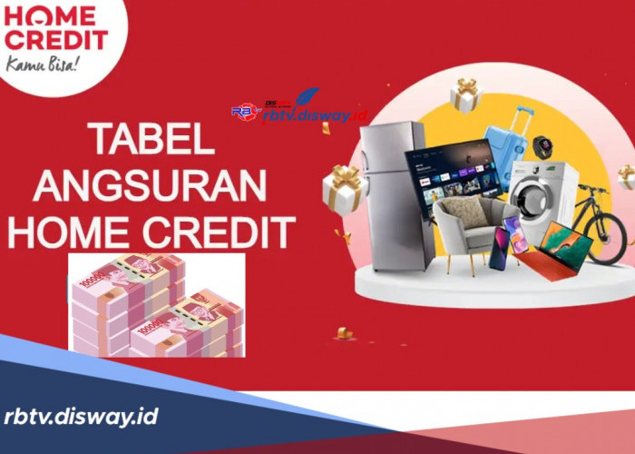 Tabel Angsuran Home Kredit, Lengkap dengan Syarat dan Cara Pengajuan Pinjaman dan Pembiayaan