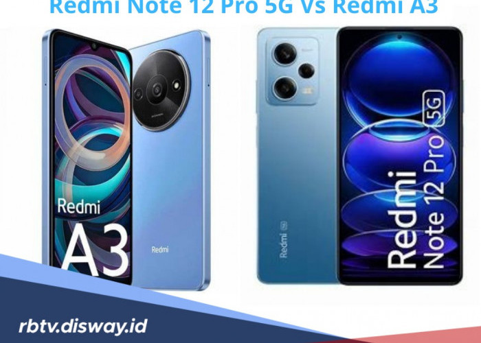 Redmi Note 12 Pro 5G Vs Redmi A3, Mana yang Layak Dibeli? Begini Perbandingan Spek dan Harganya