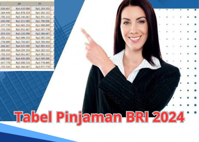 Tabel Pinjaman BRI 2024, Plafon Rp 10-50 Juta, Bunga 6 Persen Tenor Selama 5 Tahun