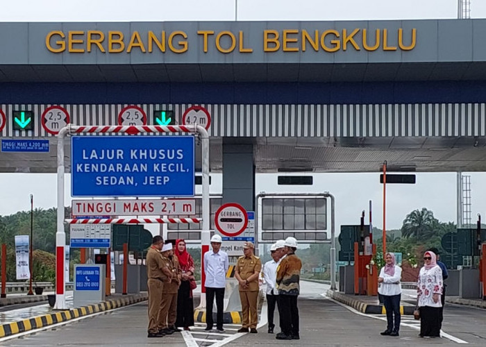 Presiden Resmikan Jalan Tol Bengkulu - Taba Penanjung