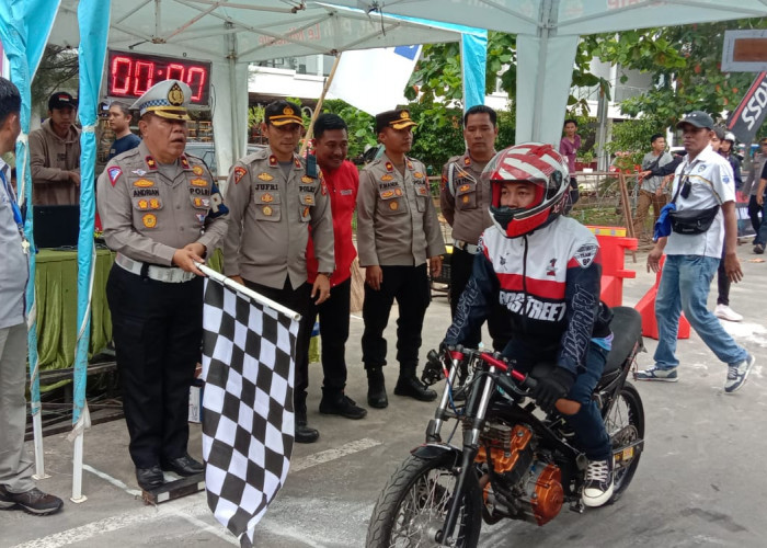 400 Riders Bersaing Rebut Juara Rafflesia Open Drag Race and Bike 2023 