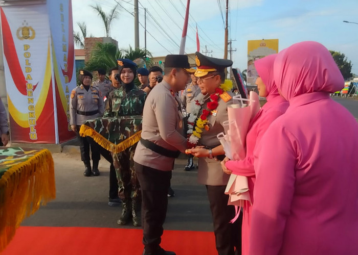 Pisah Sambut Kapolda Bengkulu, Ini Targetkan Baru Brigjen Pol. Anwar