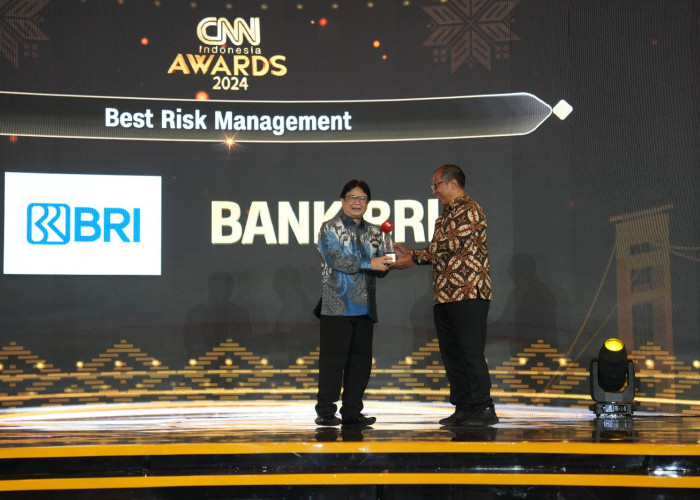 Komitmen Jaga Integritas Perbankan, BRI Raih Penghargaan Best Risk Management di CNN Indonesia Awards