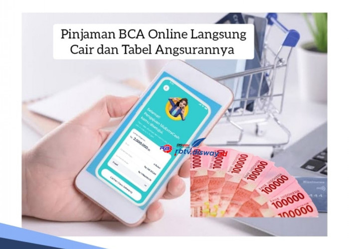 Pinjaman BCA Online Langsung Cair Tanpa Agunan, Ini Tabel Angsuran Pinjam Uang Rp 4 Juta