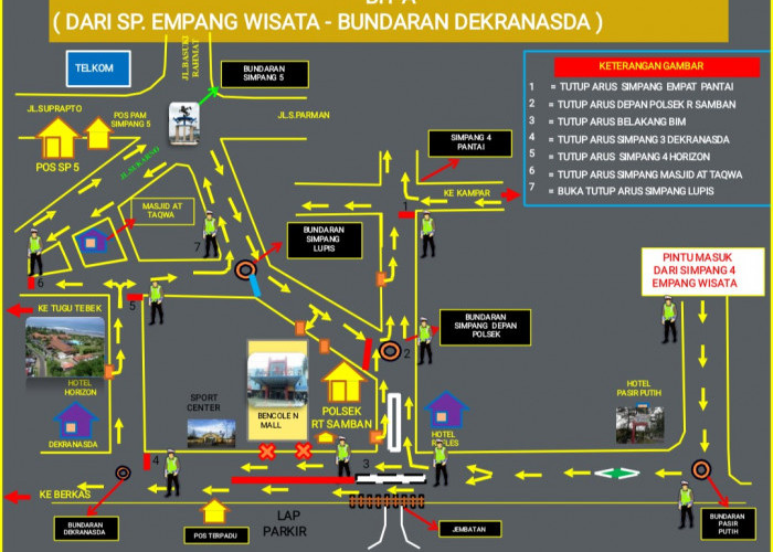 PERHATIAN...!!!, Ini Rekayasa Lalu Lintas Saat Pergantian Tahun