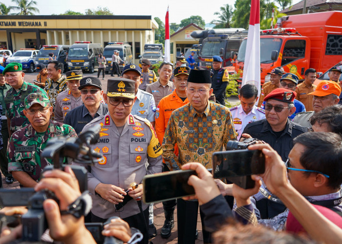 Apel Gelar Pasukan Operasi Lilin Nala 2023 Polda Bengkulu, 2000 Personel Gabungan Siap Amankan NATARU 2023