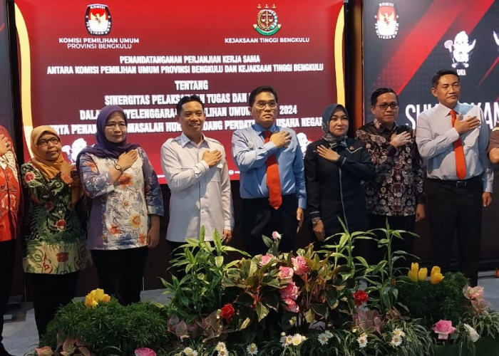 Jelang Pemilu Serentak Tahun 2024, Kejati dan KPU Provinsi Teken MOU