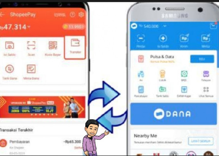 Cara Transfer ShopeePay ke DANA dan Sebaliknya, Cepat Tanpa Ribet dan Bebas Biaya Admin