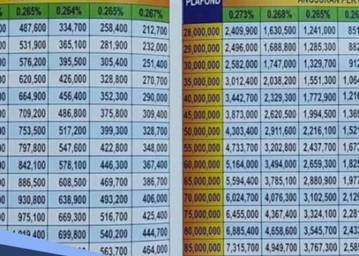 Tabel Angsuran KUR BRI 2024 Plafon Rp 50-100 Juta Cair Cepat, Ini Prosedur Pengajuan Terbaru