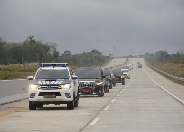 Meluncur Mulus, Gubernur Jajal Tol Betungan-Taba Penanjung