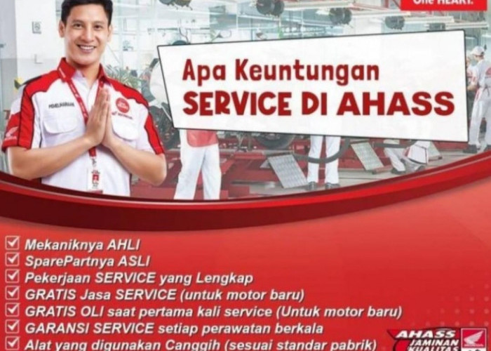 Ini Alasan Harus Servis  di AHASS