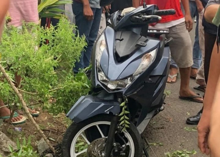 Awalnya Masuk Lubang, Pemotor Meninggal Dunia