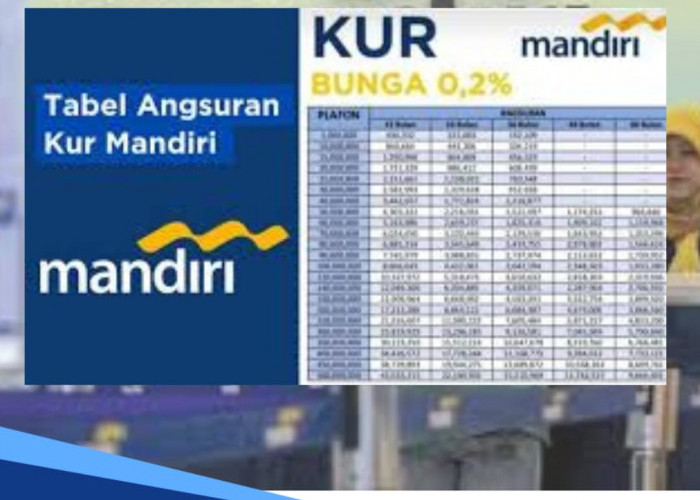 Tabel Angsuran KUR Mandiri 2024, Cicilan Terjangkau Bisa Ajukan Pinjaman Rp 10-25 Juta 