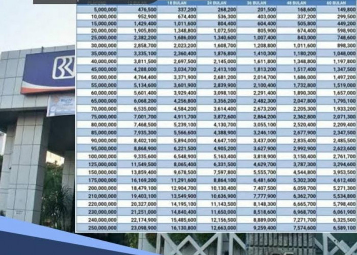 Cicilannya Rp 2 Jutaan Per Bulan, Pinjam Rp 85 Juta Kupedes BRI 2024 Bisa Nyicil Sampai 4 Tahun