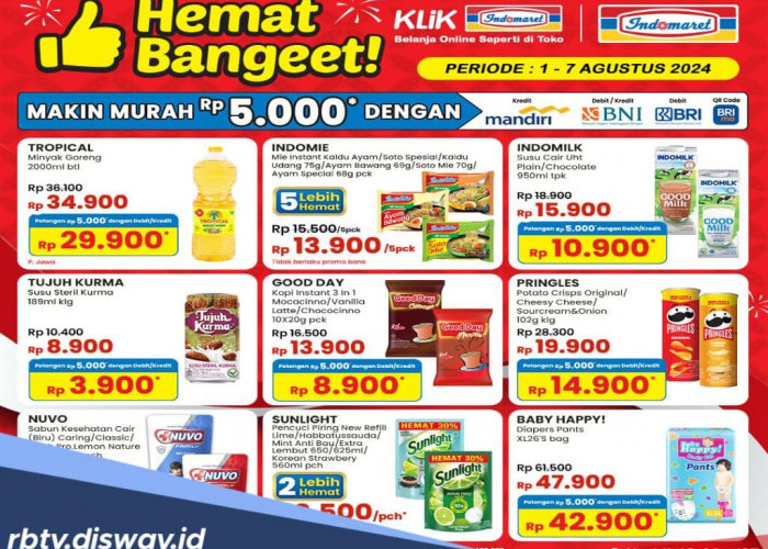 Katalog Promo JSM Indomaret Periode 2-4 Agustus 2024, Berlaku di Semua Gerai Indomaret hingga Pelosok Negeri