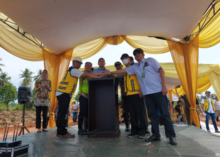 Gubernur Ground Breaking Proyek Jembatan Elevated DDTS, Buka-Tutup Jalan Setelah Lebaran