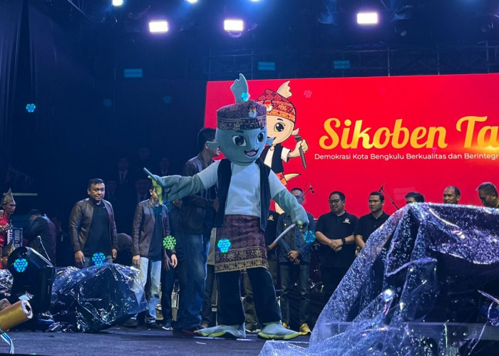 Bengkulu Pecah! Cholesterol Jadi Pembuka di KPU Kota Bengkulu Launching Maskot Sikoben Tar Pilkada 2024