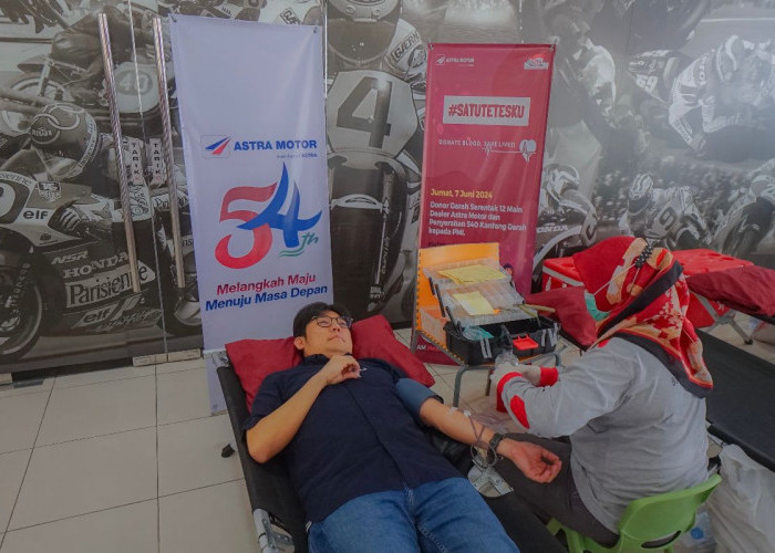 Meriahkan HUT ke-54 Tahun, Astra Motor Gelar Aksi Donor Darah Serempak #SatuTetesku di 11 Wilayah