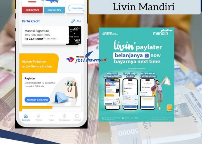 Cara Aktivasi Paylater Livin Mandiri, Pinjam Rp 2 Juta Modal KTP Bisa Dicicil 12 Bulan