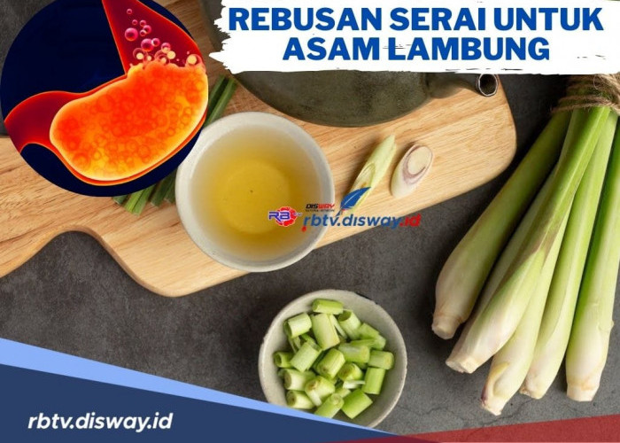 Rebusan Serai Tanaman Herbal Ampuh untuk Meringankan Gejala Asam Lambung