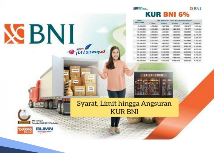 Jenis KUR BNI 2024 dan Limit, Berikut Tabel Simulasi Angsuran Rp 10-50 Juta 