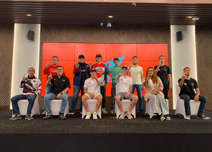 Puluhan Bikers Honda Support GP Mandalika, Bertemu Langsung Marc Marquez dan Joan Mir