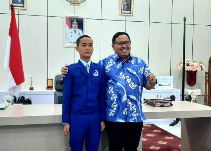 Program Kemandirian, SMA Pradita Dirgantara Kirim Siswa Temui Pj. Walikota Bengkulu