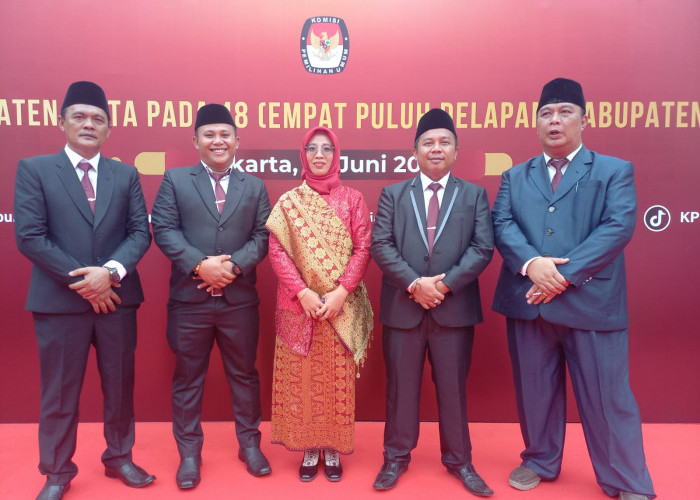 Usai Dilantik di Jakarta, Ini Struktur KPU Kabupaten Seluma Periode 2023-2028