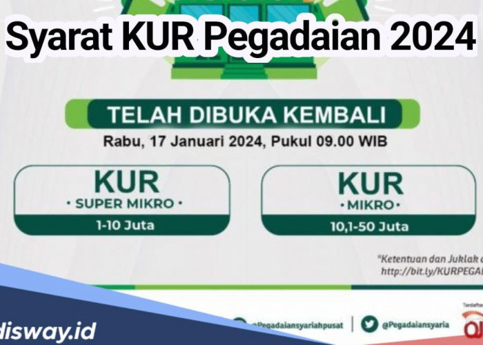 Usia 17 Tahun dan Butuh Modal Usaha ? Ajukan KUR Pegadaian 2024, Catat Apa Saja 9 Syaratnya