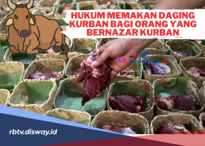 Biar Paham, Begini Hukum Memakan Daging Kurban Bagi Orang yang Bernazar Kurban 