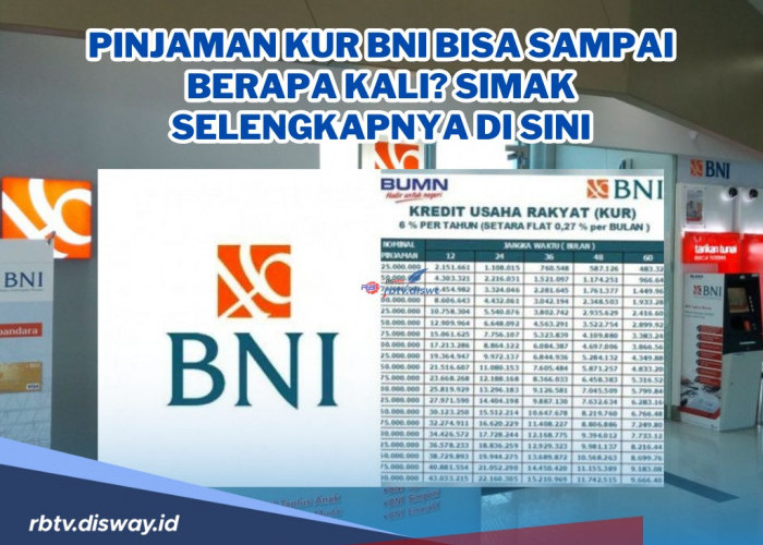 Solusi dan Kemudahan untuk Pelaku Usaha, Pinjaman KUR BNI Bisa Sampai Berapa kali? Begini Penjelasannya