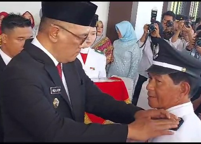 19 Kades Dilantik PJ Bupati Heriyandi Roni, Masa Jabatan Masih 6 tahun