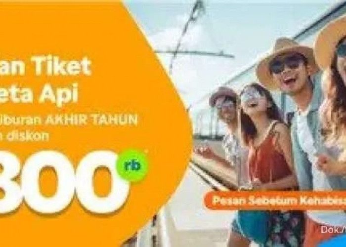 Mau Dapat Tiket Kereta Diskon Sampai Rp300 Ribu? Promo Akhir Tahun Ada di Traveloka, Berakhir 7 Desember