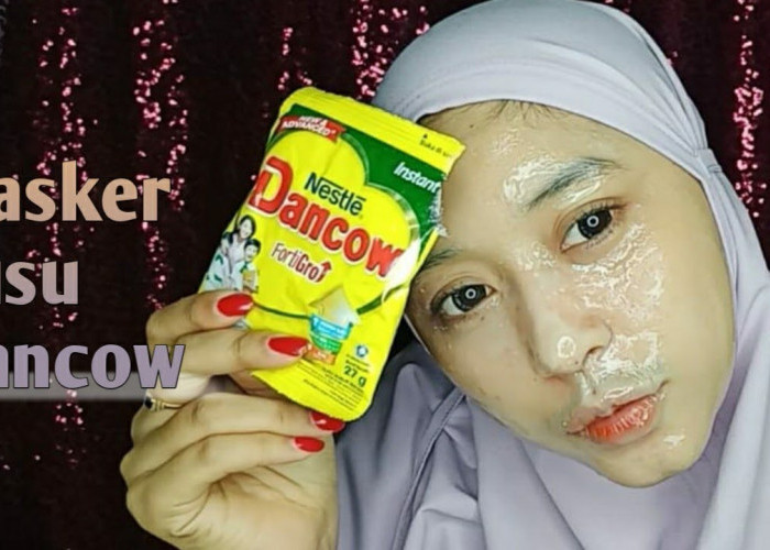 9 Cara Membuat Wajah Glowing Dari Masker Susu Dancow,  Cobain Deh