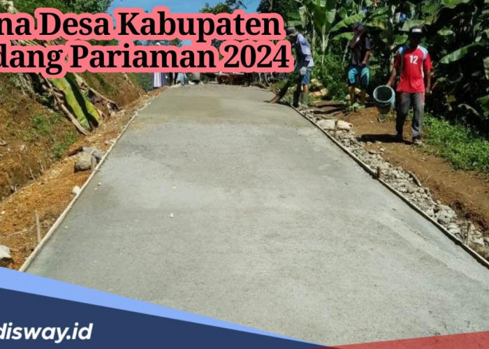 Rincian Dana Desa Kabupaten Padang Pariaman 2024