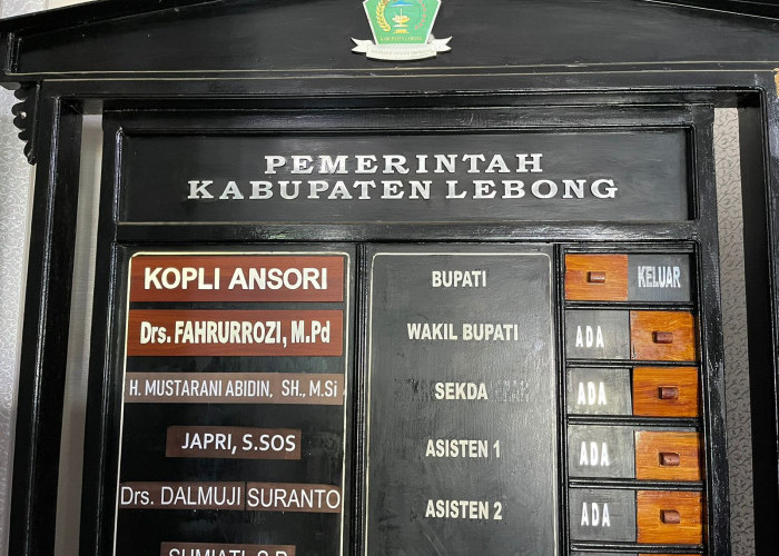 Bupati Lebong Tidak Pernah Lagi Masuk Kantor