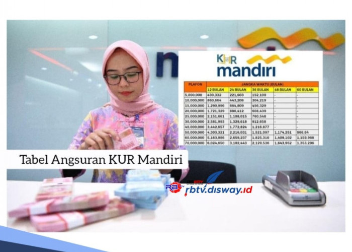 Tabel Angsuran KUR Mandiri 2024 Pinjaman Rp 10-50 Juta, Manfaat Bunga Super Rendah