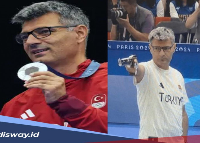 Atlet Penembak Turki Jadi Sensasi di Olimpiade Paris 2024, Santai tapi Raih Medali Perak 