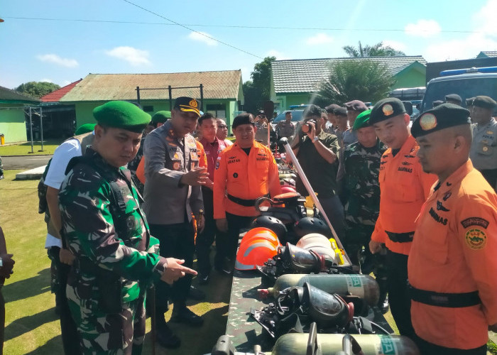 Ada Apa? Kodim Bengkulu Utara Keluarkan Seluruh Alat Penanganan Bencana