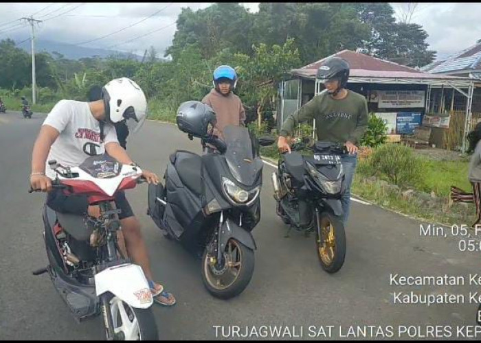 Dalam Sepekan, Satlantas Kepahiang Amankan 25 Motor Balap Liar